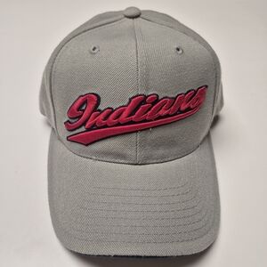 American Needle Gray and Red Cap